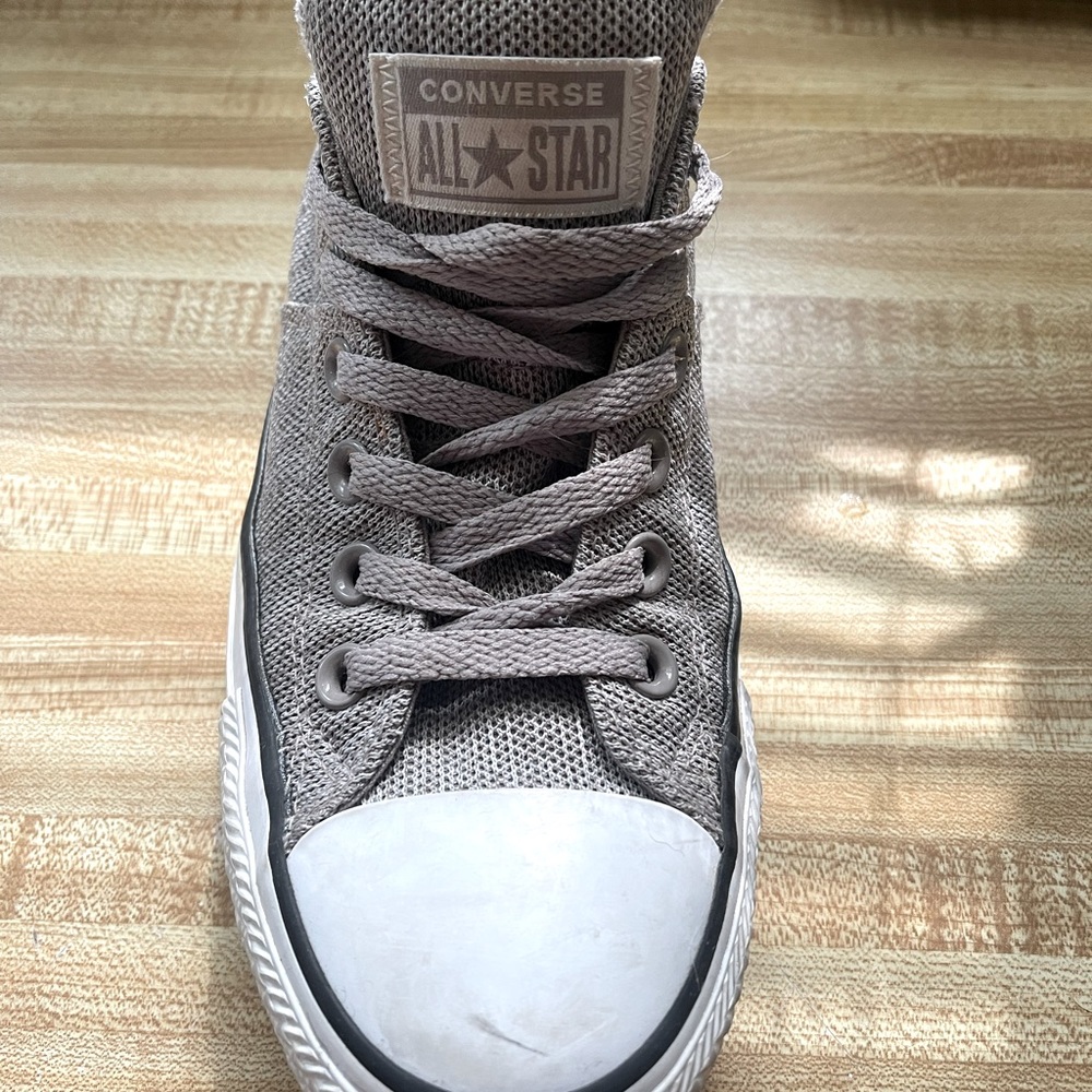 Converse Chuck Taylor, low top, burlap shoes